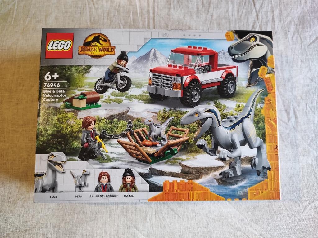 Lego Jurassic World 76946 – Blue & Beta velociraptorvangst, Ophalen of Verzenden, Nieuw, Complete set, Lego