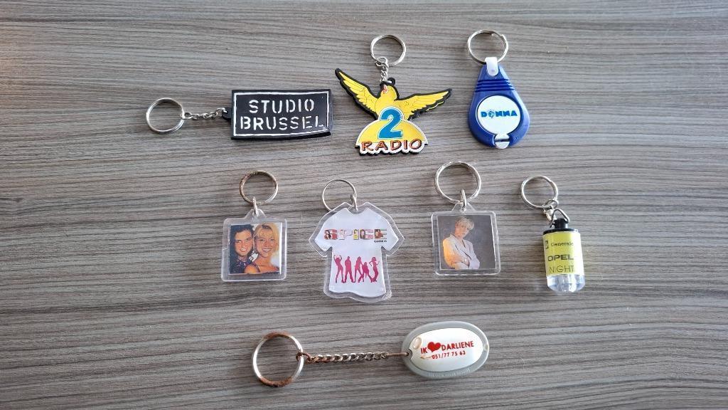 Sleutelhangers radiozenders en artiesten, Collections, Enlèvement, Utilisé, Autres types