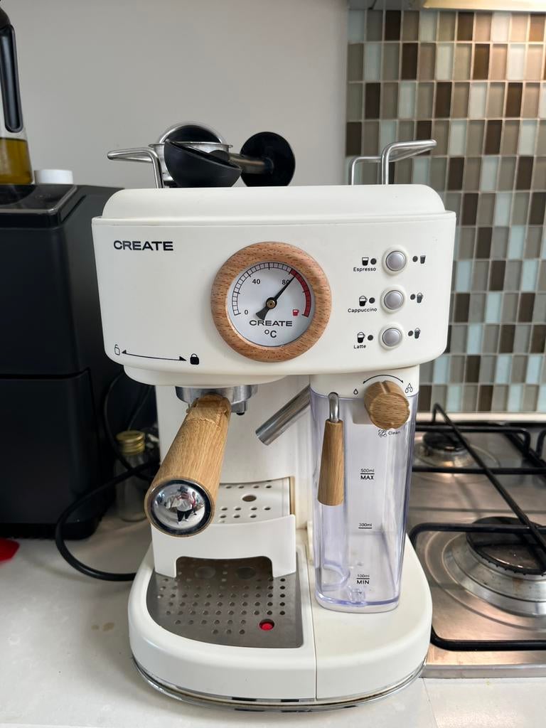 THERA RETRO PRO 20 bar semiautonatic espresso machine, Electroménager, 1 tasse, Enlèvement, Utilisé, Machine à espresso