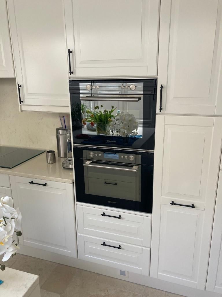 Inbouw combi magnetron oven set 2 stuks, Ophalen, Crisp, Gebruikt, Inbouw