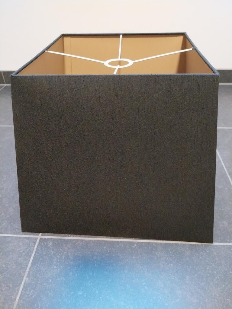 Lampenkap zwart met beige binnenkant, Ophalen, Zo goed als nieuw, Beige