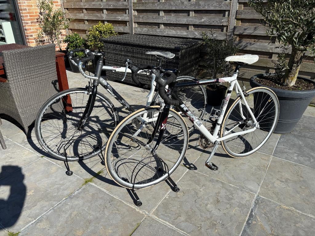 1x koersfiets Rixe M 56 + 1x koersfiets Buls vr onderdelen, Ophalen, 28 inch, Heren, Aluminium