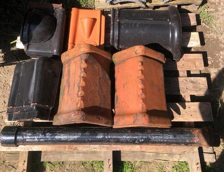 nokpannen, Doe-het-zelf en Bouw, Ophalen, Gebruikt, Dakpannen