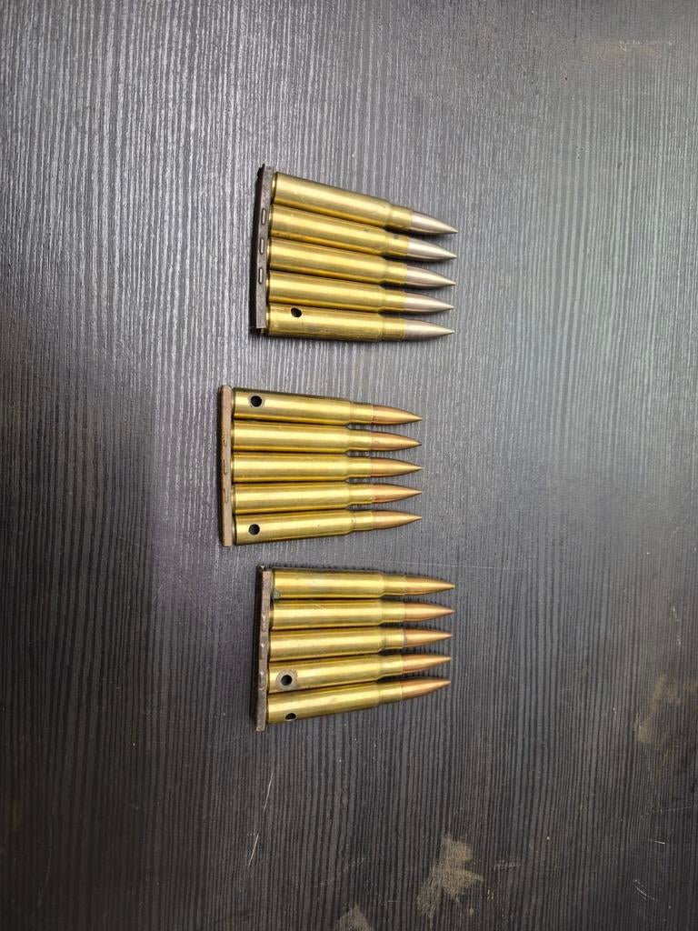 Wo1 Duitse 7.92 patronen op clip, Verzamelen, Ophalen