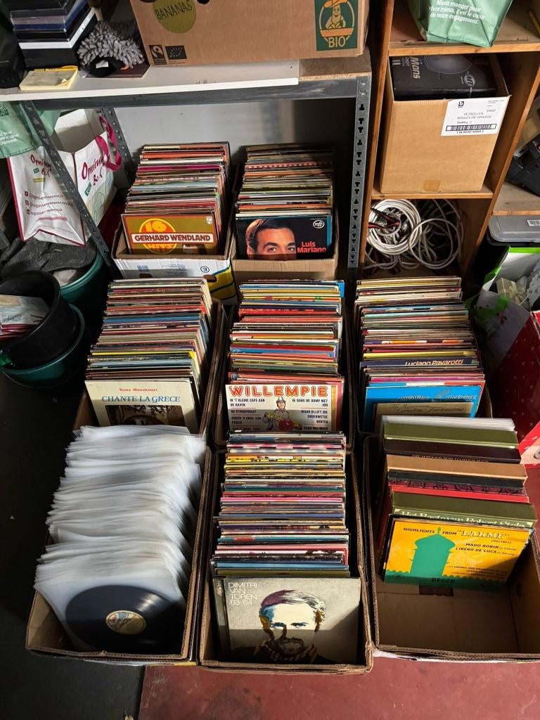 850 LP’s + 500 singles in één koop – mooie collectie, Ophalen, Gebruikt, Overige formaten