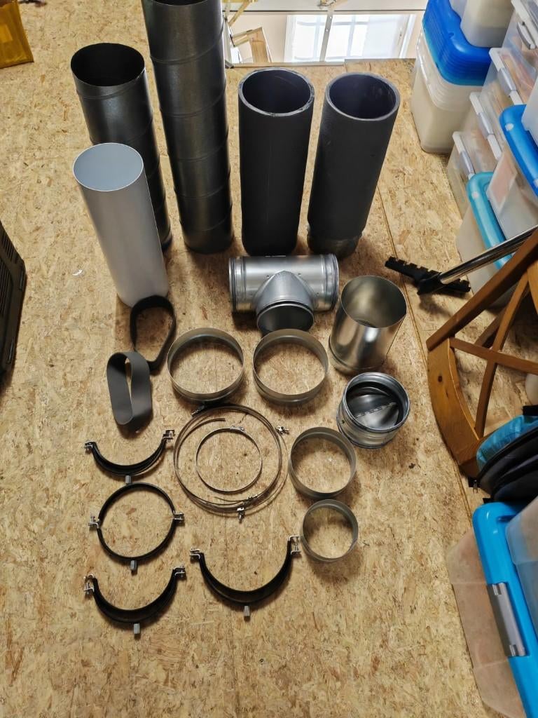 Diverse ventilatie hulpstukken, Bricolage & Construction, Ventilation & Extraction, Comme neuf, Enlèvement ou Envoi