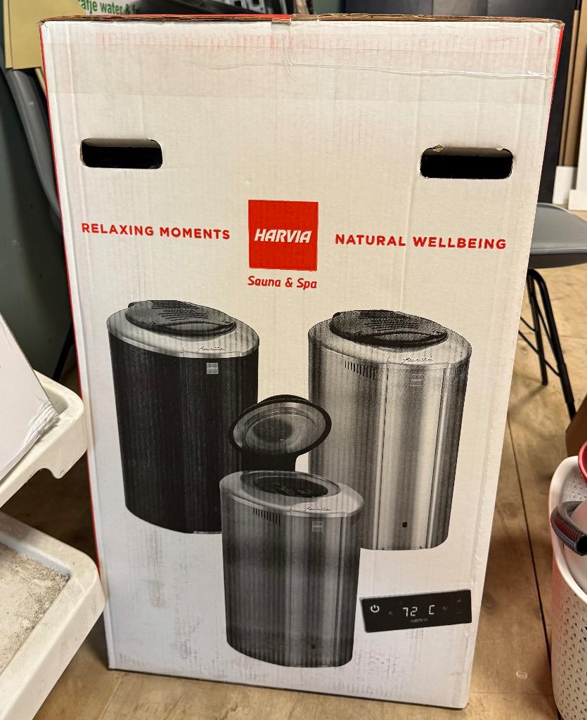 ONGEOPEND Saunakachel Harvia Forte 9 kW NIEUW IN DOOS, Sport en Fitness, Sauna, Ophalen, Nieuw, Fins of Traditioneel, Onderdelen