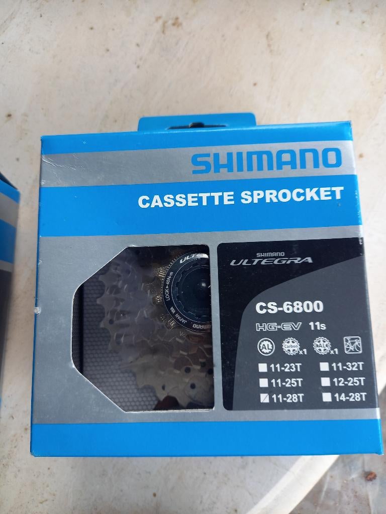 CASSETTE ULTEGRA CS 6800 11-28T, Vélos & Vélomoteurs, Enlèvement ou Envoi, Neuf, Dérailleur ou Chaîne, Shimano ultegra