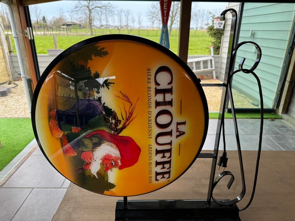 Chouffe lichtreclame, Verzamelen, Ophalen