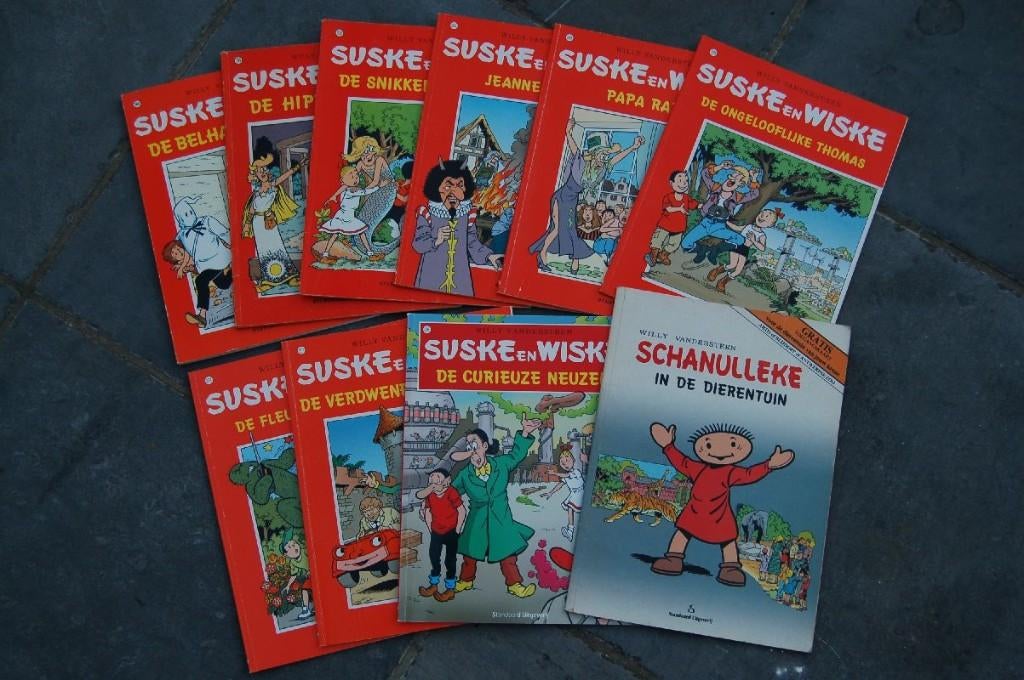 Suske en Wiske strips, Meerdere stripboeken, Ophalen of Verzenden, Gelezen, Willy Vandersteen