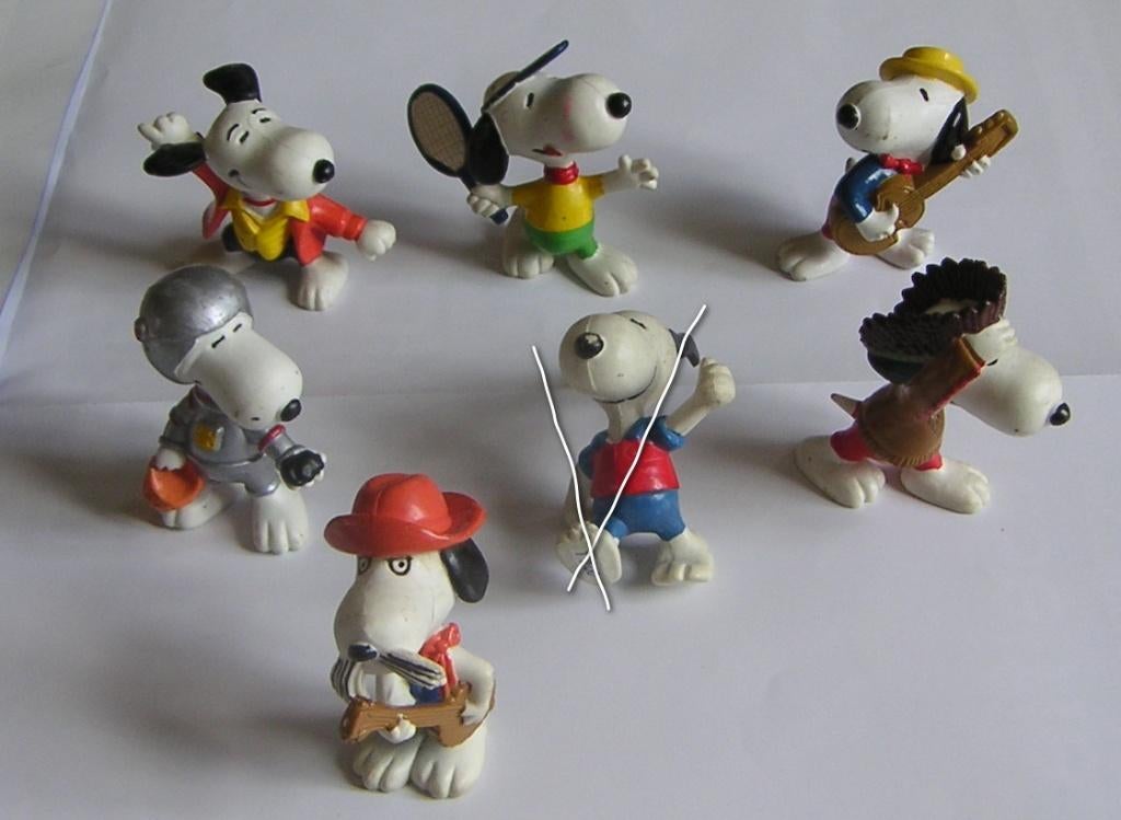 SNOOPY-figuren uit de jaren 80, Ophalen of Verzenden, Gebruikt, Dier