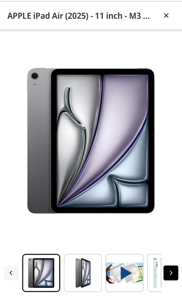 Ipad air m3 neuf, Enlèvement, Comme neuf