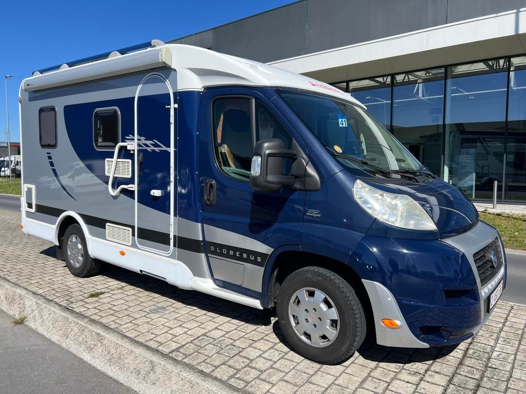 Dethleffs Globebus T 2 « compact », Caravanes & Camping, Camping-cars, Entreprise, jusqu'à 3, Semi-intégral, Dethleffs, Fiat, 5 à 6 mètres
