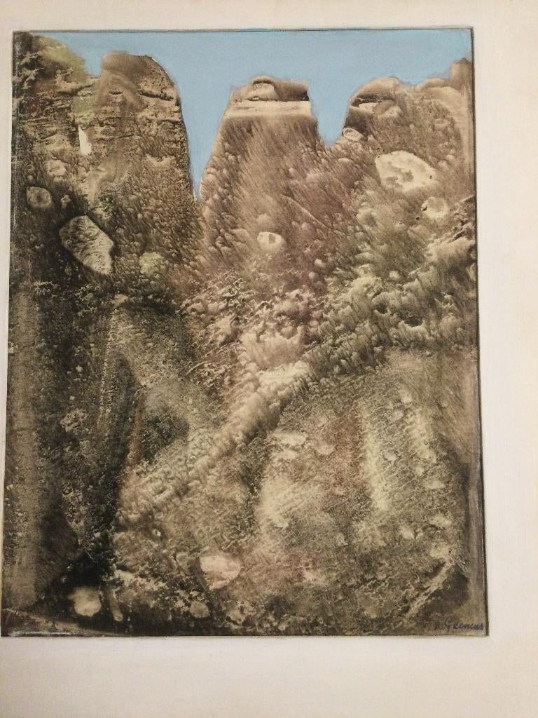 vintage origineel kunstwerk van Robert Geenens 1896-1976, Ophalen of Verzenden