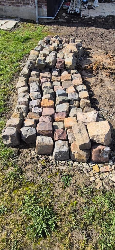 Lot de Pierre de jardin (pavé), Jardin & Terrasse, Gravier, Rochers & Caillasse, Enlèvement, Utilisé, Rocher