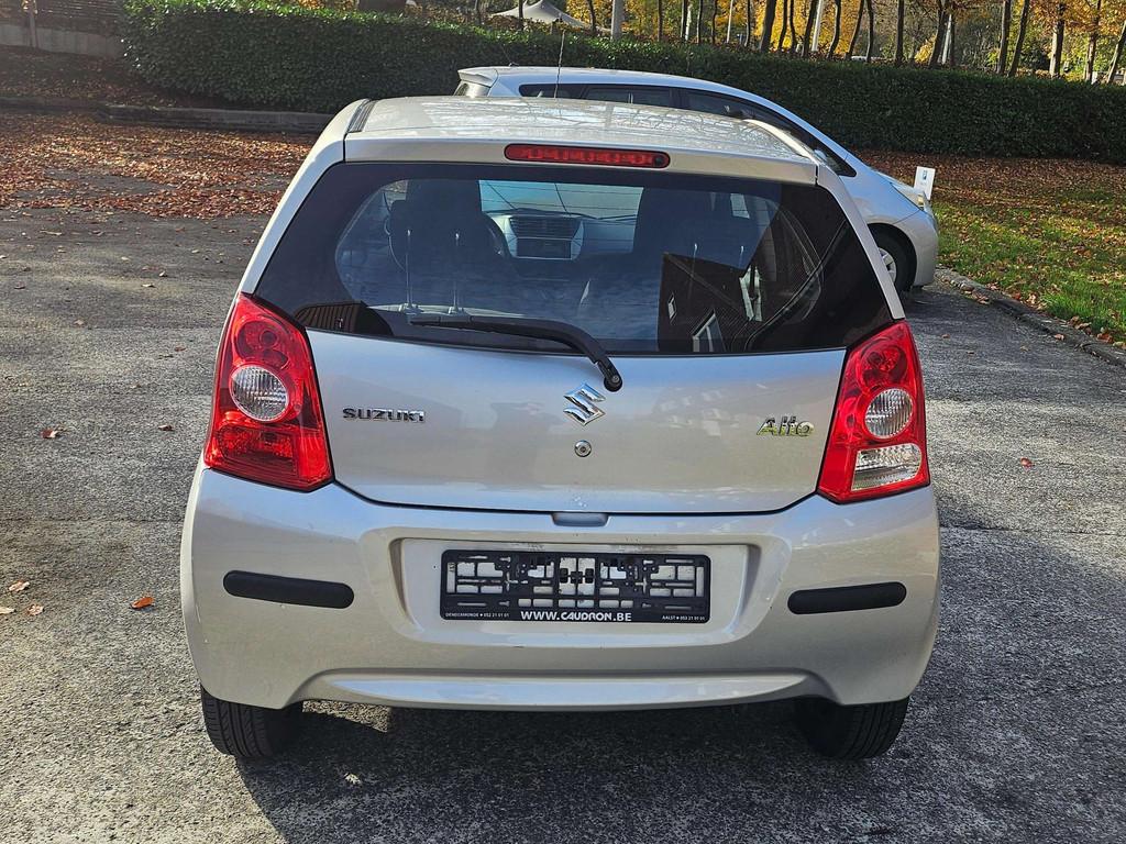 Suzuki Alto Alto 1.0i Airco (bj 2013), Voorwielaandrijving, 4 zetels, Stof, Zwart