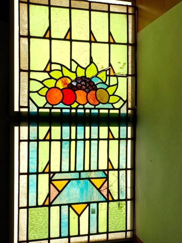 1 glas-in-lood raam (50s), Ophalen