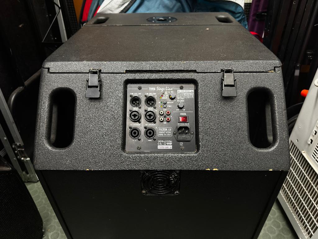 IMG Stage Line PROTON-18 Caisson de basses + 2 haut-parleurs, Autres marques, Subwoofer, Enlèvement, Utilisé