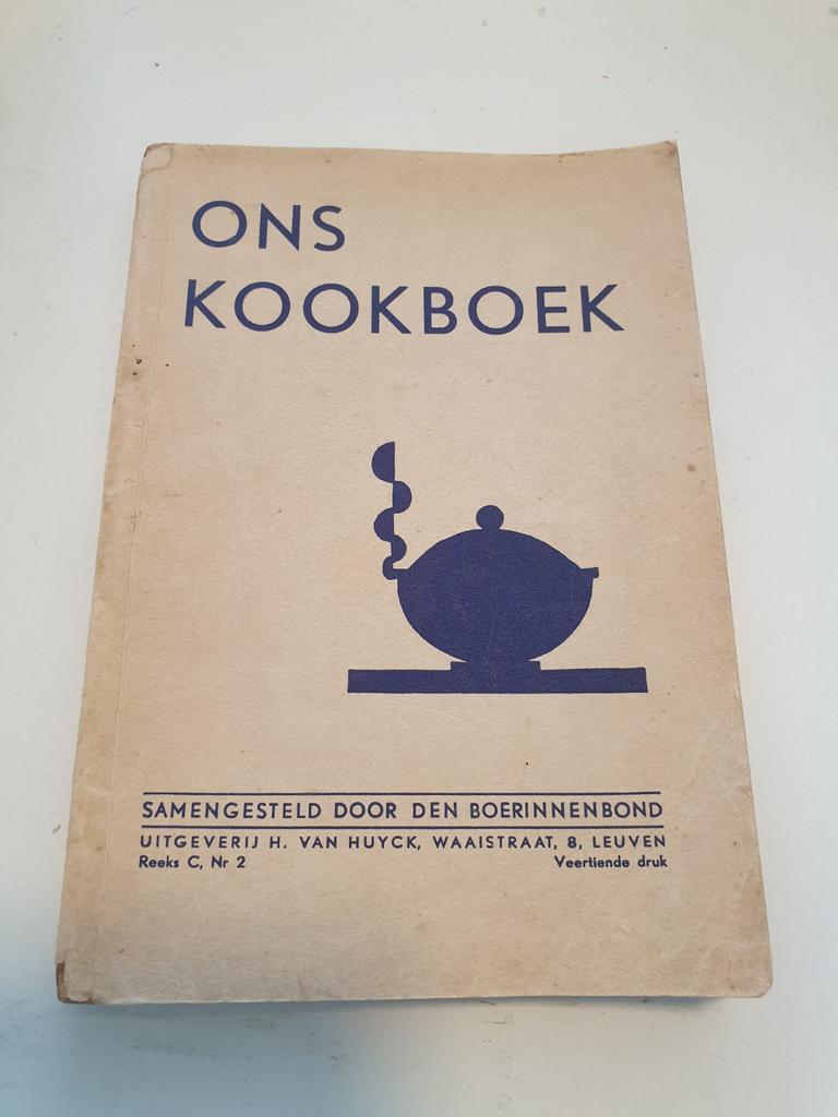 ONS KOOKBOEK 1941 Reeks C Nr 2 Veertiende druk Boerinnenbond, Boeken, Ophalen of Verzenden, Gelezen, Boerinnenbond