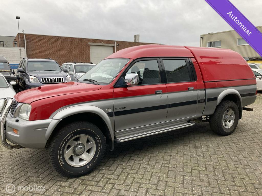 Mitsubishi L200 4WD AUTOMAAT € 5750,- +21% BTW START NIET, Autos, Rouge, Achat, 4 portes, 1885 kg