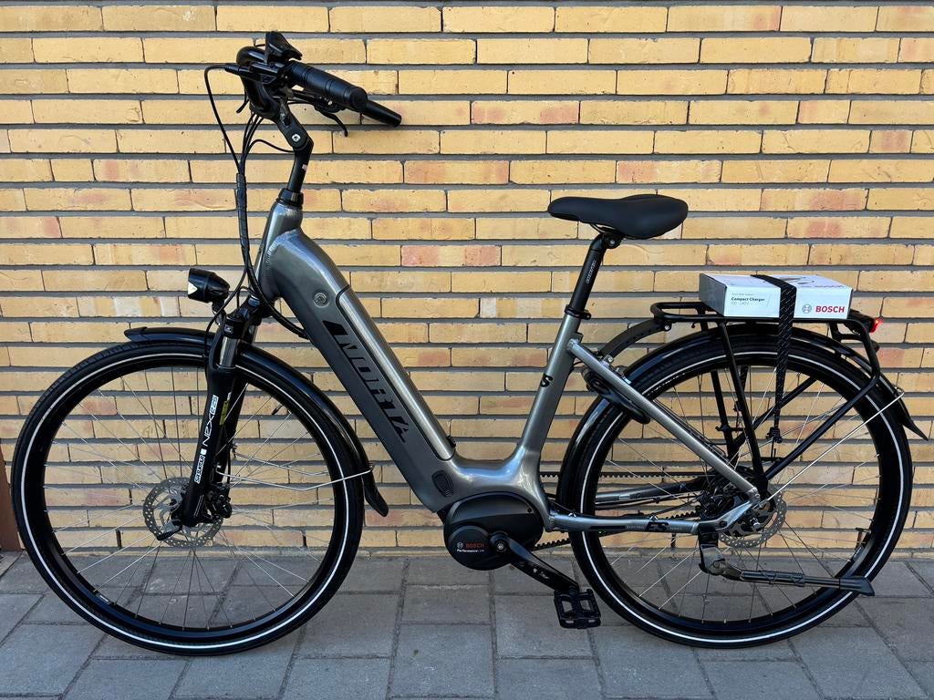 Norta bosch-motor met riem in prachtige staat, Fietsen en Brommers, Elektrische fietsen, Ophalen of Verzenden, Zo goed als nieuw