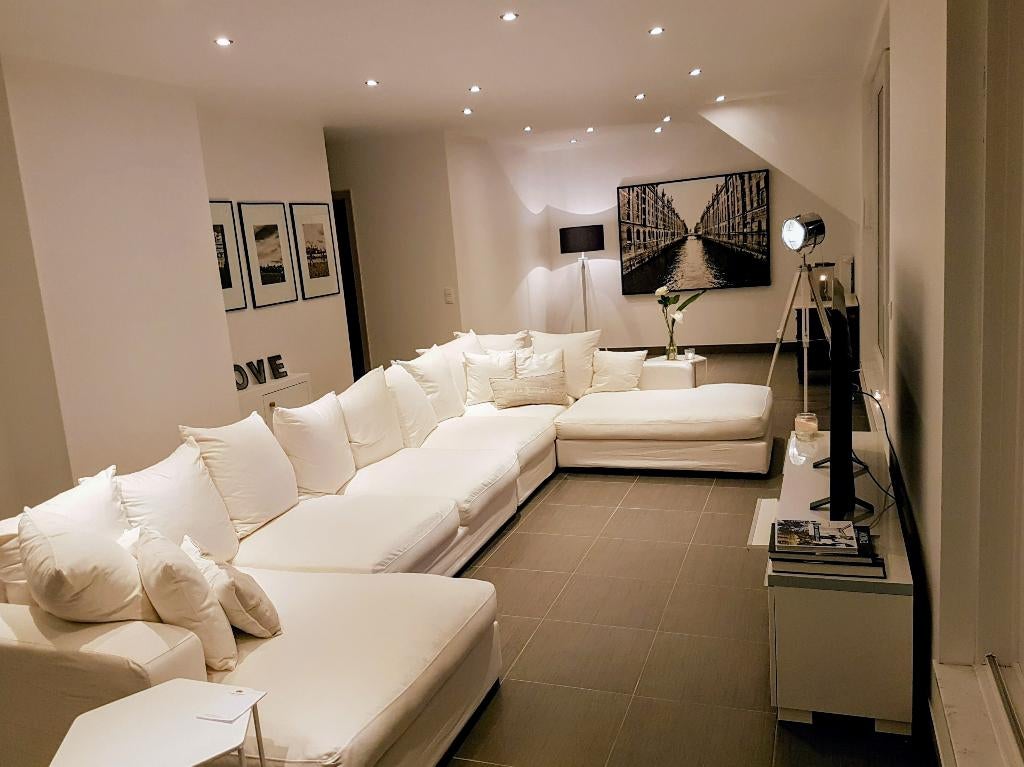 Canapé XXL modulable Maison du Monde – Bon état –, Huis en Inrichting, Ophalen, Gebruikt, Hoekbank, 300 cm of meer