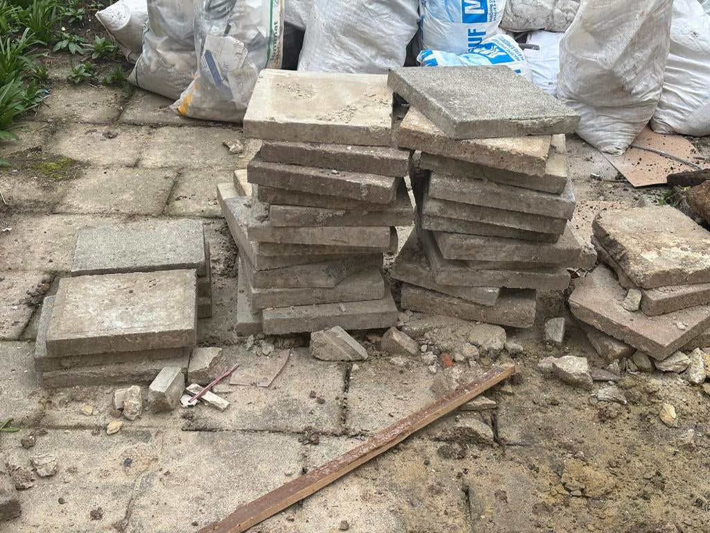 Dalle extérieur, Enlèvement, Utilisé, Tuiles de terrasse