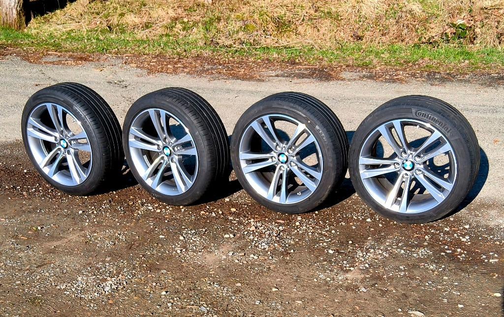 Roues été originales BMW série 3, entraxe 5x120, Pneus et Jantes, Pneus été, 18 pouces, Enlèvement