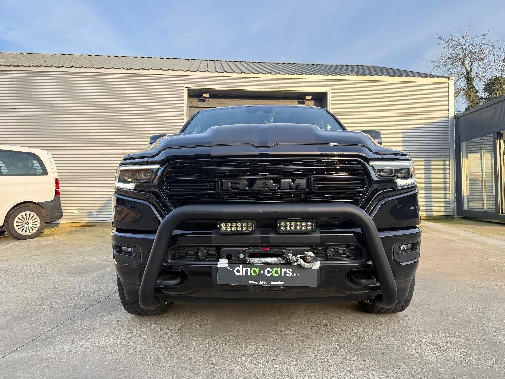 RAM LIMITED / NIGHT / WINCH / V8 5.7 / PANO / LPG 352L, Auto's, Zwart, Leder, Bedrijf, 5 zetels