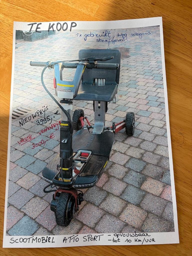 Scootmobiel, Ophalen, 10 km/u of minder, Zo goed als nieuw, Ligier