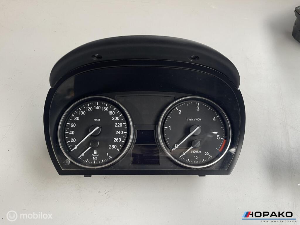 Tellerbak BMW E9x 335d | 280km/h | 918737401, Auto-onderdelen, Dashboard en Schakelaars, Gebruikt, Ophalen of Verzenden