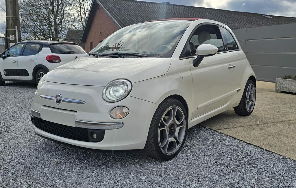 Fiat 500c Cabriolet 1.3 Lounge Année 2011 Euro 5 full option, Cuir, Euro 5, Achat, Entreprise