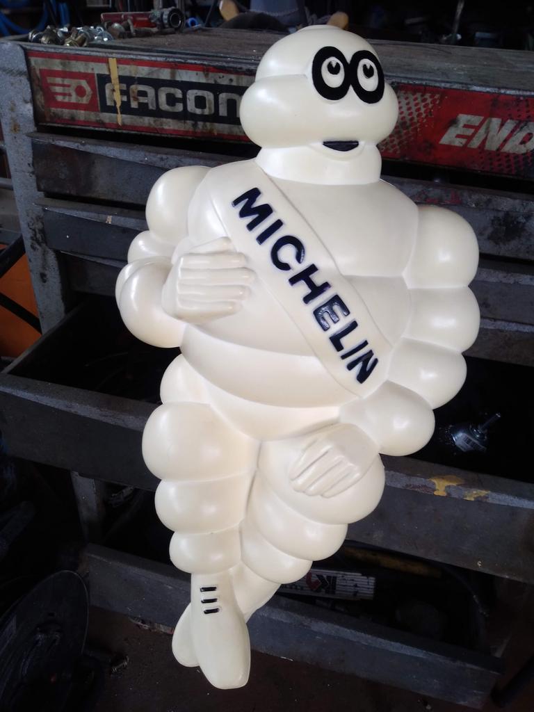 Originele MICHELIN Bibendum 1966 (47cm), Verzamelen, Ophalen of Verzenden, Gebruikt, Reclamebord
