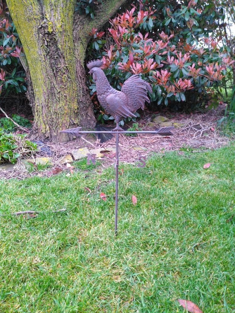 Girouette des vents en coq fer forgé., Jardin & Terrasse, Enlèvement, Comme neuf