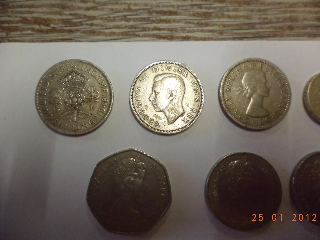 av lot de 9 pieces anglaise 7.00 euro le lot, Enlèvement ou Envoi, Autres pays, Monnaie en vrac