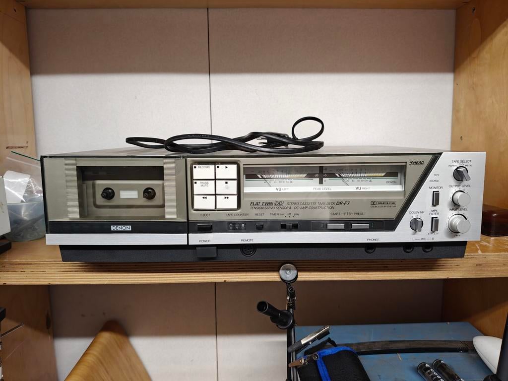 Lecteur de cassettes Denon DR-F7 à entraînement direct, TV, Hi-fi & Vidéo, Decks cassettes, Enlèvement ou Envoi, Simple, Denon