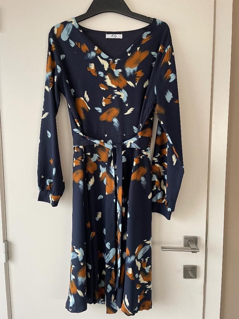 Kleed, Kleding | Dames, Blauw, Vila, Zo goed als nieuw, Knielengte