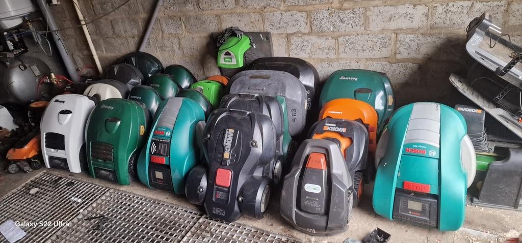 Réparation, entretien robot tondeuse, tracteur tondeuse, etc