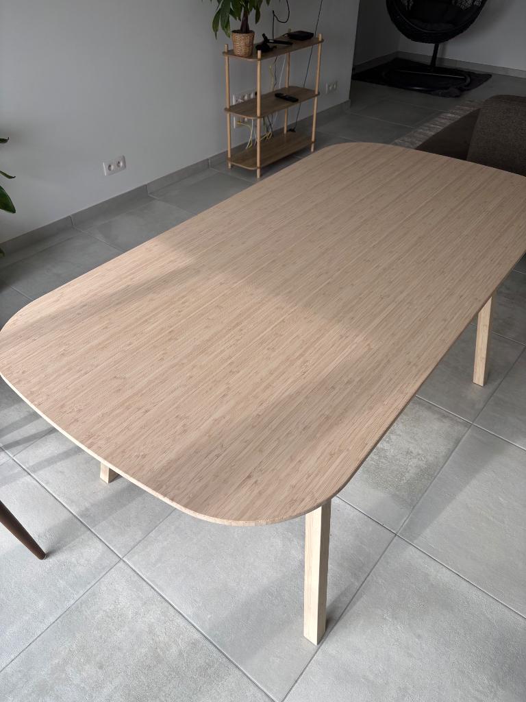 Eet tafel IKEA, 75 cm of meer, Ophalen of Verzenden, Zo goed als nieuw, 150 tot 200 cm