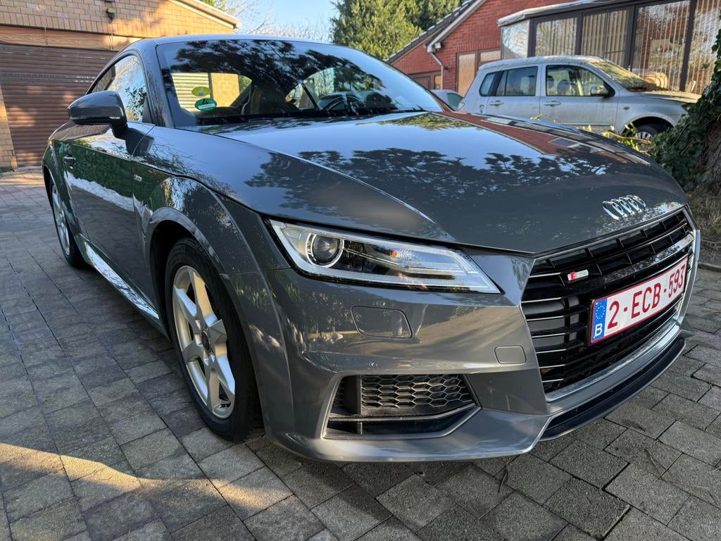 Audi TT 2016 sLine 2.0 diesel airco navi cruise nano grey, Auto's, Voorwielaandrijving, 4 zetels, TT, Particulier
