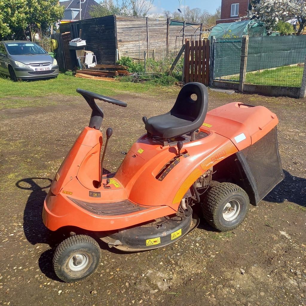 Zitmaaier gebruikt maar maait nog goed, Ophalen