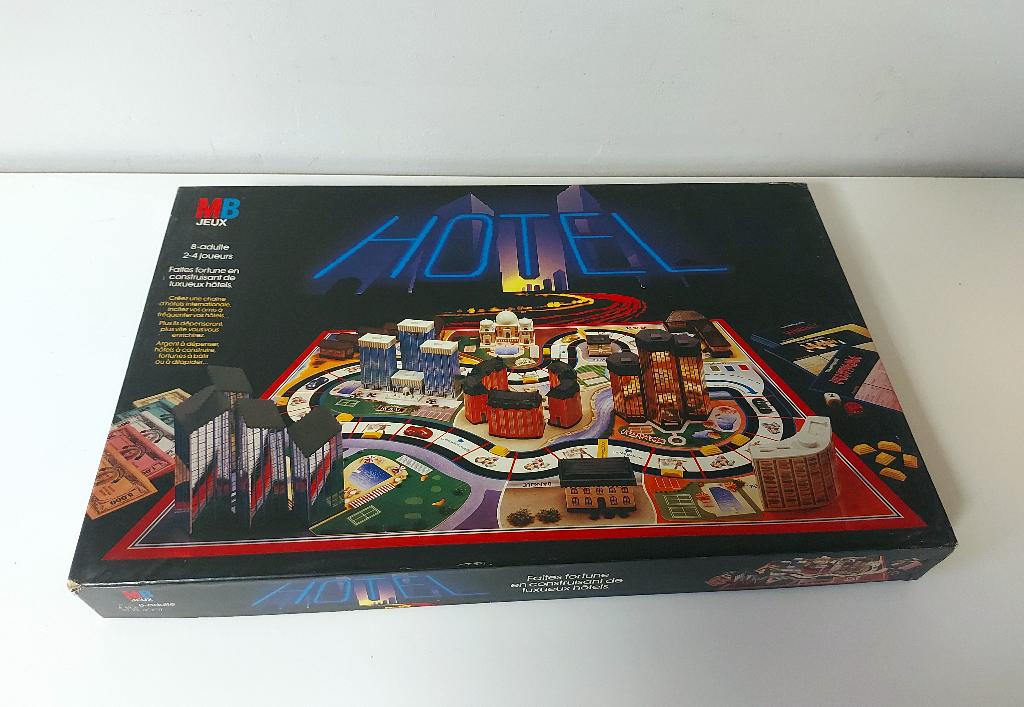 Hotel Bordspel (MB) Vintage, Hobby en Vrije tijd, Vijf spelers of meer, Ophalen of Verzenden, Gebruikt, MB