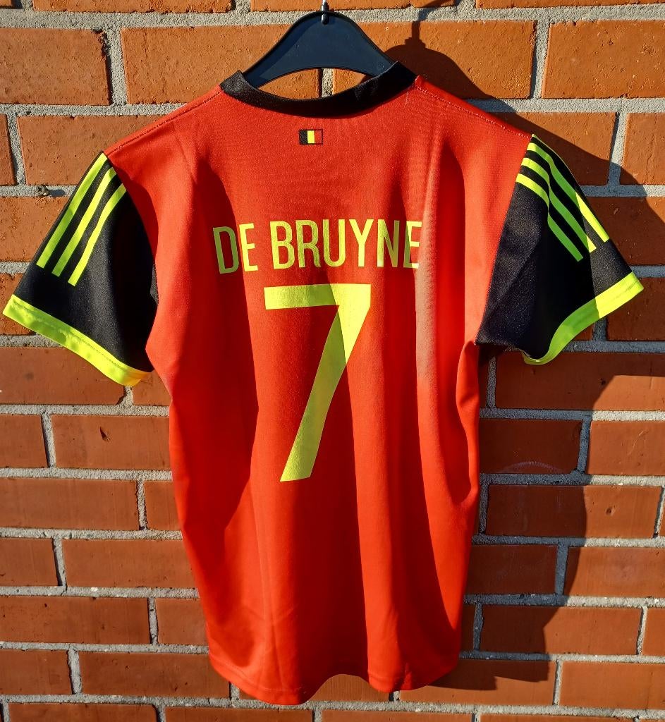 Truitje en broekje Rode Duivels - De Bruyne, Maat XS of kleiner, Ophalen of Verzenden, Gebruikt, Shirt