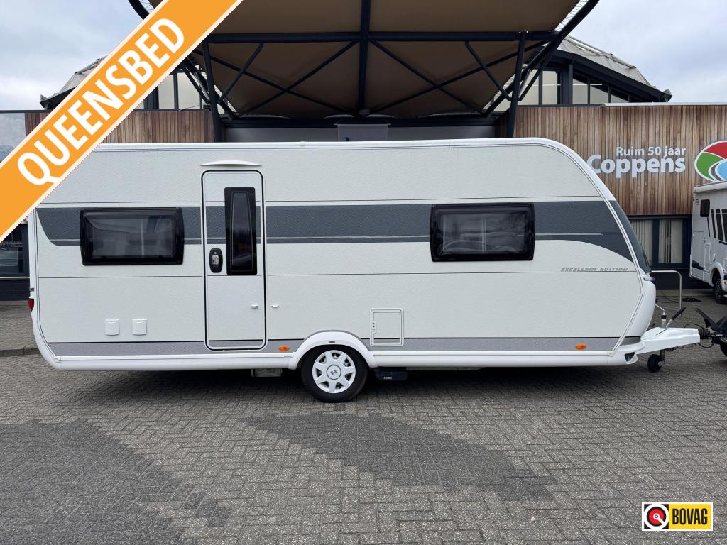 Hobby Excellent Edition 540 UFF 2024 MOVER + NIEUWE TENT!, Caravans en Kamperen, Caravans, Vast bed, Rondzit, Hobby, 6 tot 7 meter