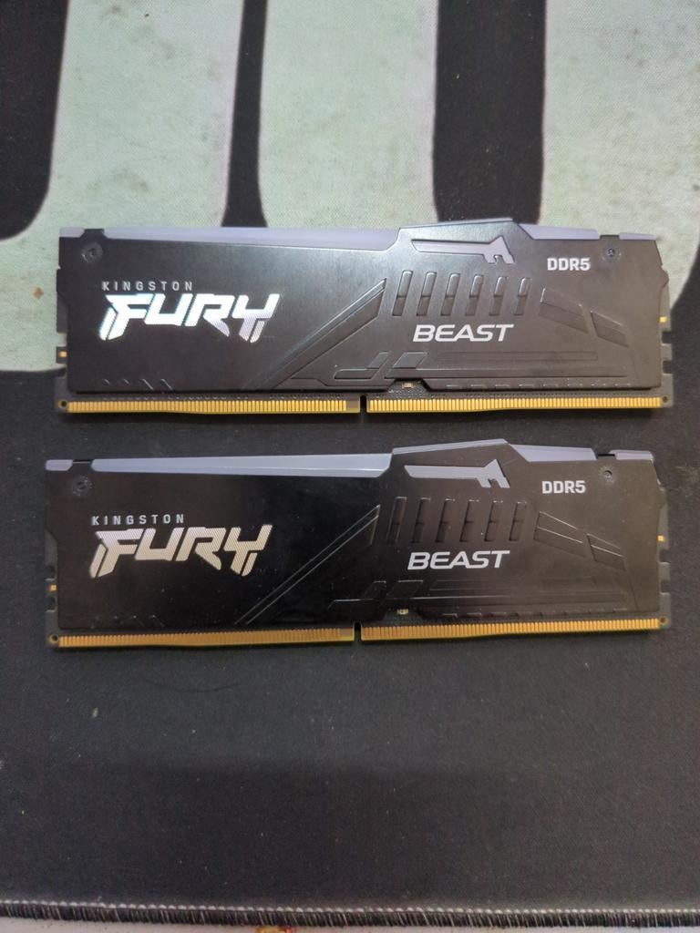Kingston fury beast ddr5 32gb cl30 6000mhz, Ophalen, 32 GB, Nieuw, Desktop