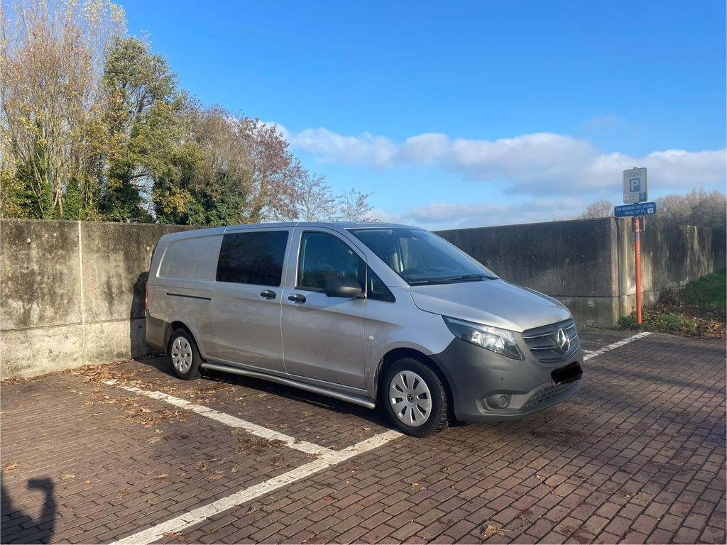Mercedes Vito 2021 DC L3H1 – 10100km – BTW wagen, Bluetooth, Particulier, Te koop, Vito