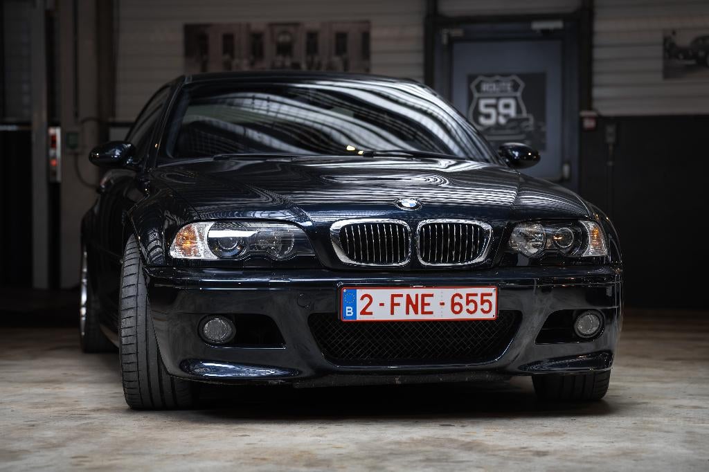BMW M3 E46*Handgeschakelde transmissie*, Auto's, 4 zetels, Achterwielaandrijving, Zwart, Zwart