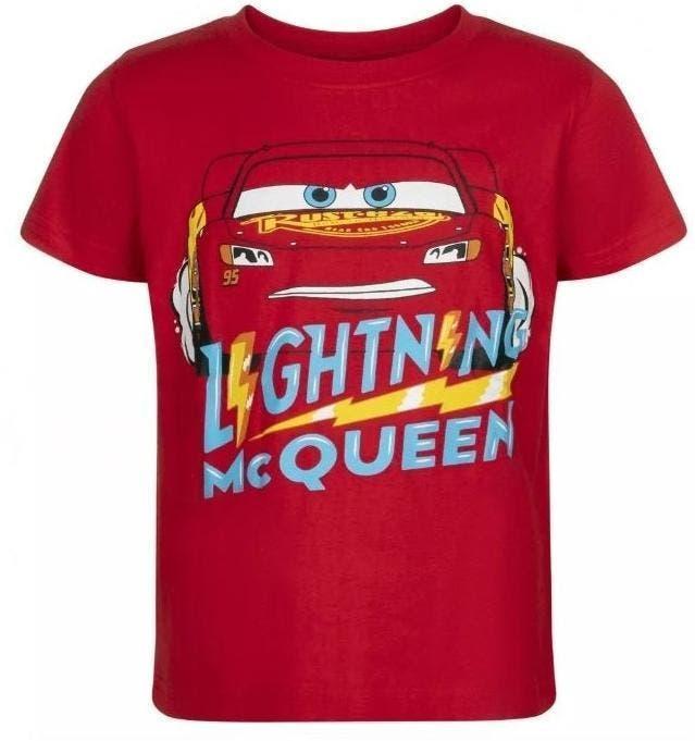 Disney Cars T-shirt - McQueen - Maat 110/116 - 122/128, Kinderen en Baby's, Kinderkleding | Maat 122, Disney, Nieuw, Ophalen of Verzenden