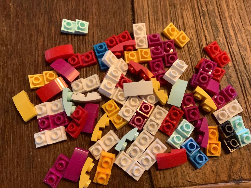 Lego Slope, Curved 2 x 1 x 2/3 Inverted 64 stuks / 646-4, Ophalen of Verzenden, Zo goed als nieuw, Losse stenen, Lego