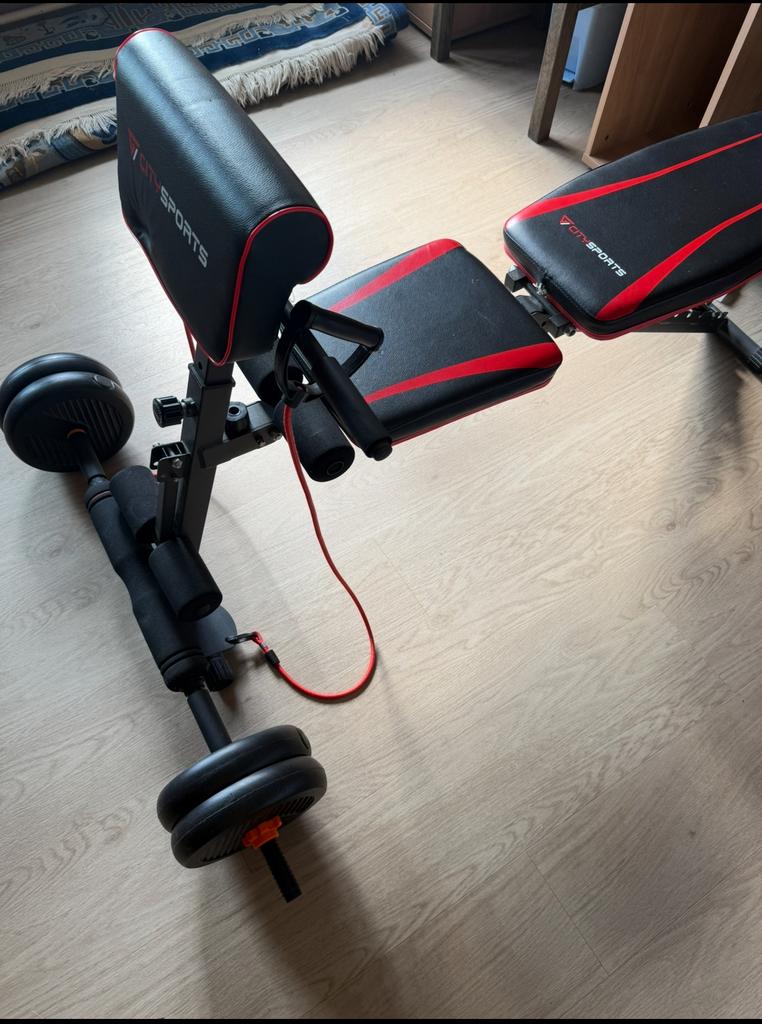 Gym set en dumbell, Enlèvement, Comme neuf